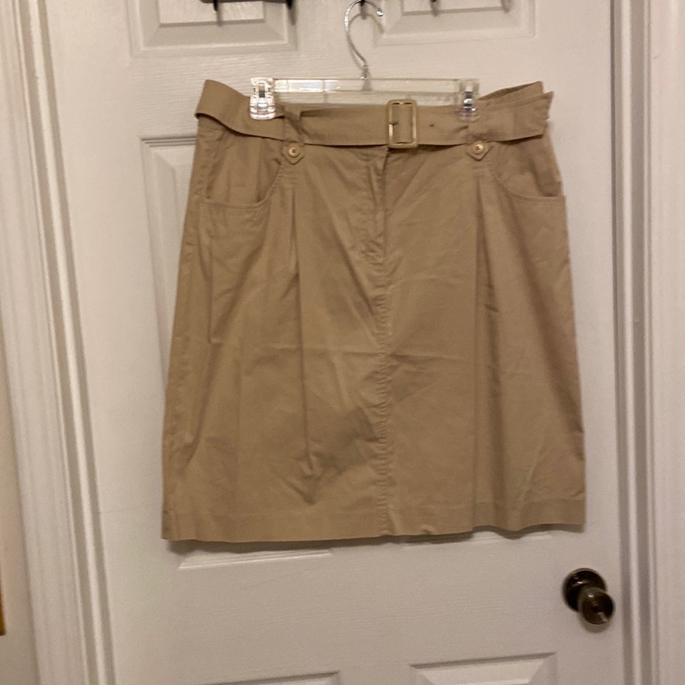 Womens Talbots khaki skirt